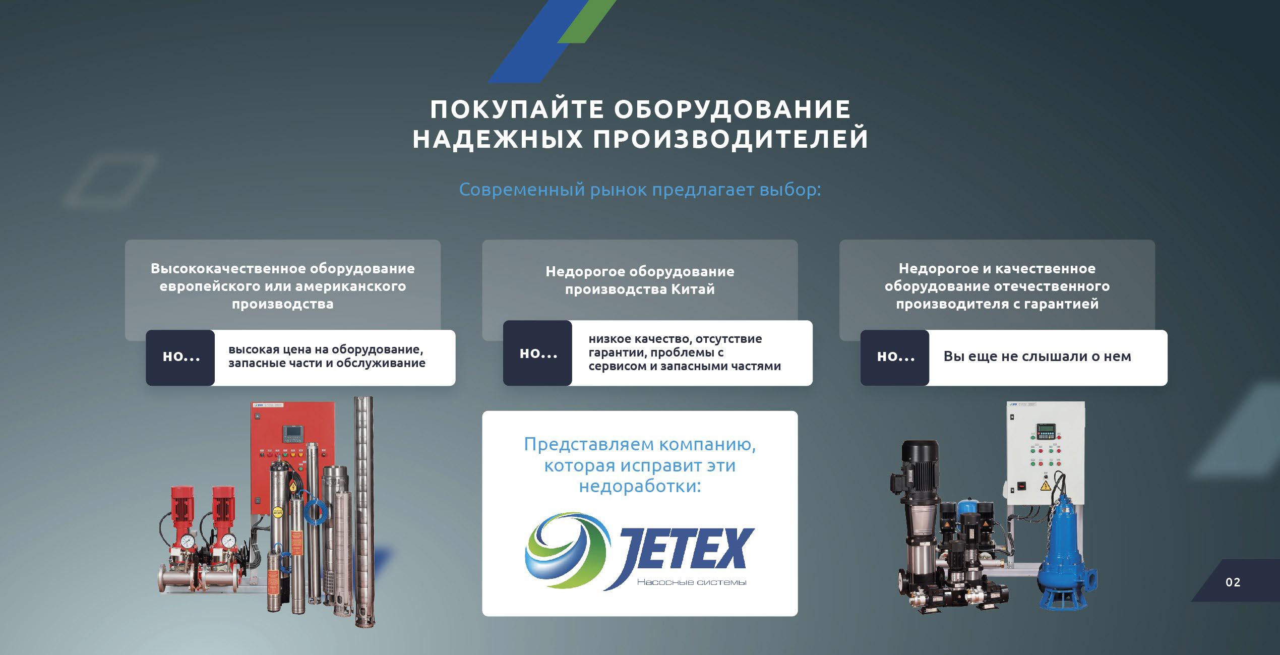 Промышленные насосные станции повышения давления JETEX